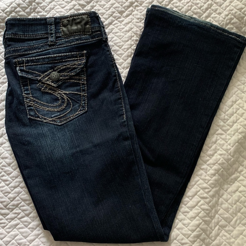 Silver Suki Surplus Dark Flare Jeans